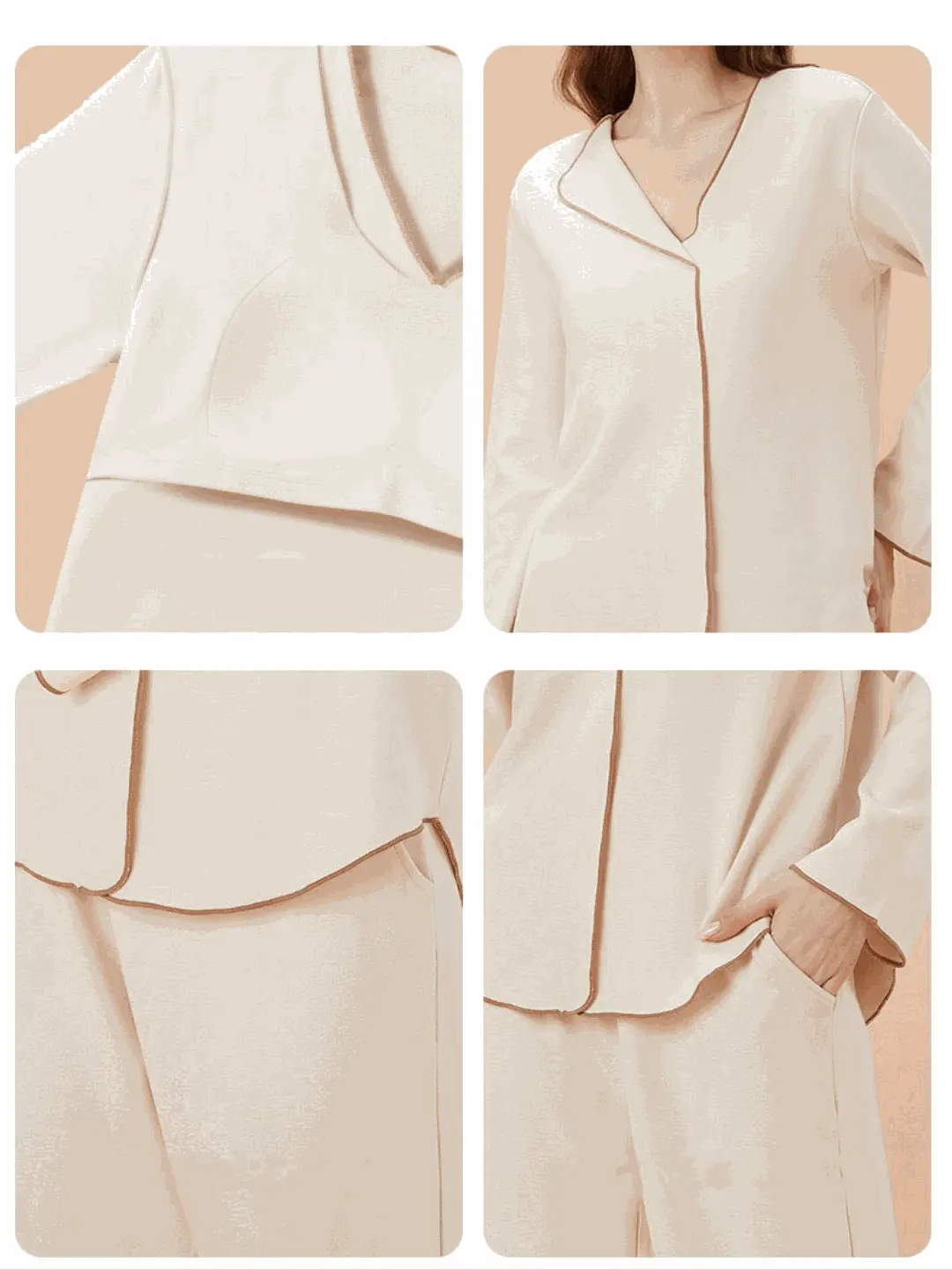 NuLounge Thermal Pajamas Collared Neck Set - Image 5