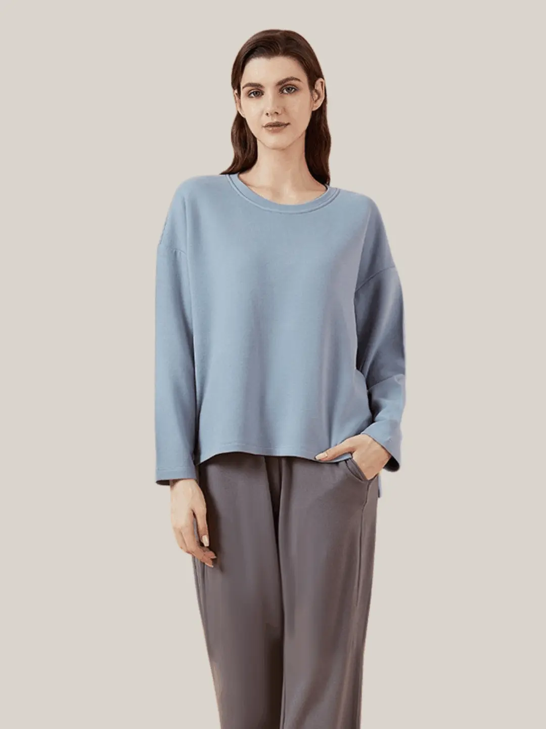 NuLounge Thermal Pajamas Crew Neck Set - Image 7