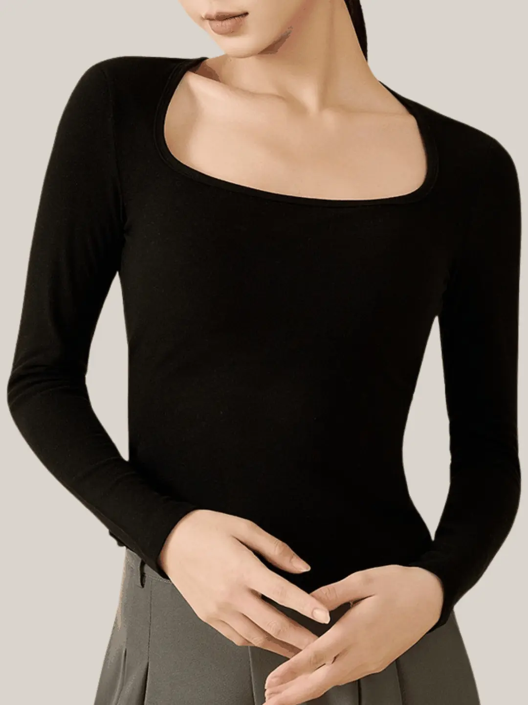 NuWarm Tech Thermal Square Neck Top - Image 8